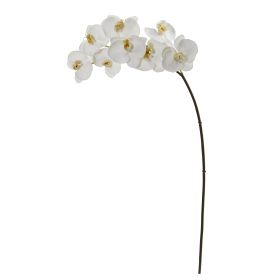 Phalaenopsis Orchid Artificial Flower (Set of 6) (size: 35")