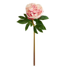 Peony Artificial Flower (Set of 3) (size: 20")