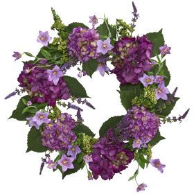 Hydrangea Wreath (size: 24”)