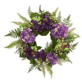 Hydrangea Berry Wreath (size: 24")