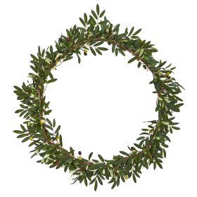 Olive Artificial Wreath (size: 28")