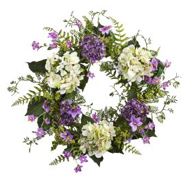 Hydrangea Berry Wreath (size: 24'')
