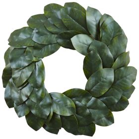 MAGNOLIA LEAF WREATH (size: 24")