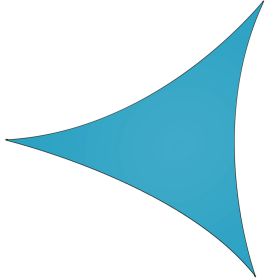 Shade Sail Patio Cover Shade Canopy Camping Sail Awning Sail Sunscreen Shelter Triangle Cover For Kindergarten Playground Outdoor (Option: BLU  GPCT2381)
