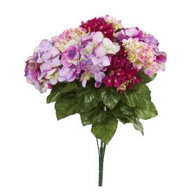 Hydrangea Artificial Plant (Set of 3) (size: 19")