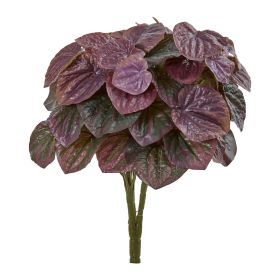 Peperomia Artificial Plant (Set of 6) (Real Touch) (size: 14")