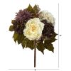 Peony Hydrangea and Dahlia Flower Bouquet (Set of 2)
