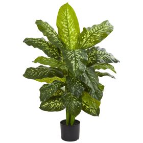 Dieffenbachia Artificial Plant (Real Touch) (size: 42")