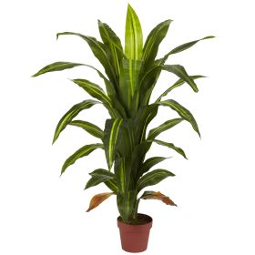 Dracaena Plant (Real Touch) (size: 4')
