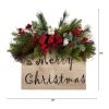 Holiday Merry Christmas Door Wall Hanger