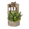 Eucalyptus and Sedum Artificial Plant in Faucet Planter