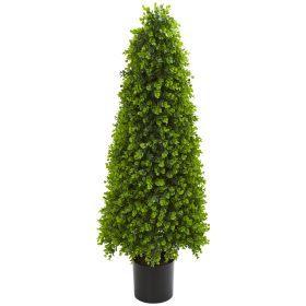 Eucalyptus Topiary Artificial Tree (Indoor/Outdoor) (size: 4')