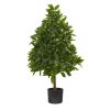 Sweet Bay Cone Topiary Artificial Tree