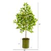 Lemon Artificial Tree in Green Planter