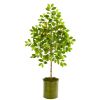 Lemon Artificial Tree in Green Planter