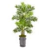 Areca Palm Artificial Tree in Metal Planter