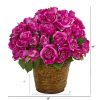 Rose Artificial Arrangement in Basket