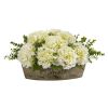 Hydrangea and Eucalyptus Artificial Arrangement