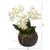 Areca Palm Artificial Tree in Brown Planter