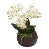 Areca Palm Artificial Tree in Brown Planter