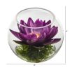 Lotus Artificial Arrangement in Glass Vase