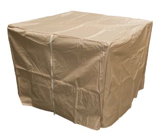 AZ Patio Heaters Square Fire Pit Cover (Color: Tan)