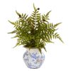 Fern Artificial Plant in Floral Planter