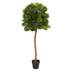 Fiddle Leaf Artificial Tree (Real Touch) (size: 5')