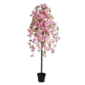 Cherry Blossom Artificial Tree (size: 5')