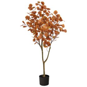 Autumn Eucalyptus Artificial Tree (size: 4')