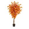 Autumn Ficus Artificial Fall Tree
