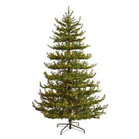 Vancouver Mountain Pine Artificial Christmas Tree (size: 8’)