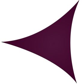 Shade Sail Patio Cover Shade Canopy Camping Sail Awning Sail Sunscreen Shelter Triangle Cover For Kindergarten Playground Outdoor (Option: PURP  GPCT2381)